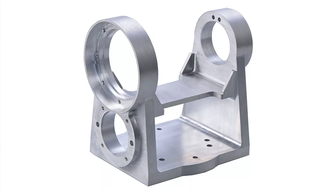 Precision CNC machining—aluminum alloy motor mounting seat