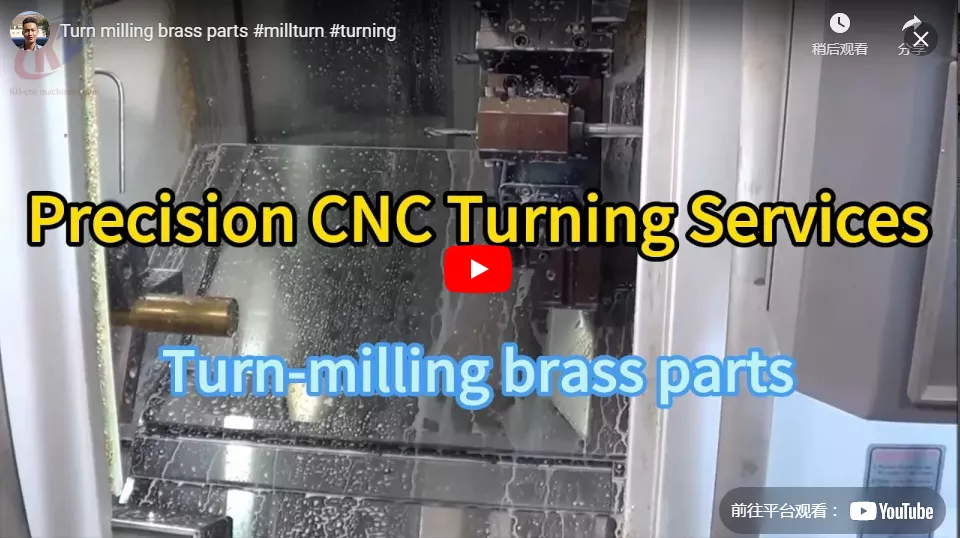 Turn-Milling Brass Parts